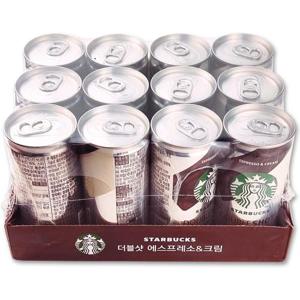 [코스트코] 스타벅스 더블샷 에스프레소 & 크림 캔커피 2400ml(200ml x 12캔