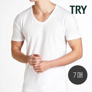 [트라이]TRY 트라이 남성 BASIC 순면 반팔런닝 7매