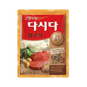 [CJ] 다시다 명품 골드 쇠고기 600g x1개