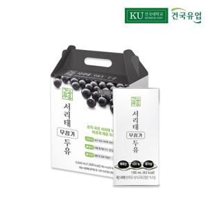건국 서리태 무첨가 두유 190mlx16팩