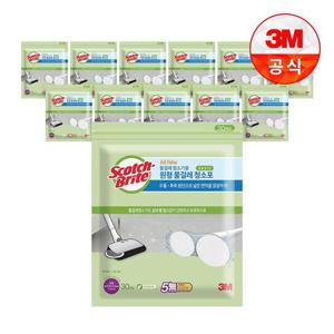 [3M]올뉴 원형 스핀청소기용 베이직 물걸레 청소포(150mm) 30매 x 12개