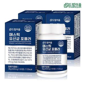 드림이음 그리스 매스틱 유산균 포뮬러 정 3박스 6개월분