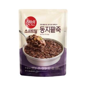 [햇반 소프트밀] 동지팥죽 420gx3팩