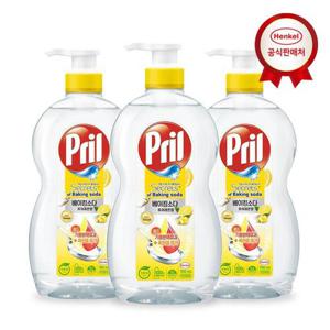 갤러리아_헨켈 주방세제 프릴 베이킹소다 700ml 레몬 x 3개