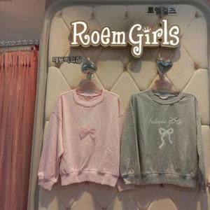로엠걸즈 DP01 라운드넥 장식 스?셔츠 라운드넥 장식 스?셔츠  RGMA2585C