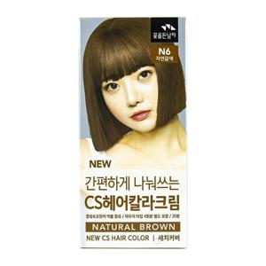 꽃을든남자 CS 헤어컬러 크림 N6 자연갈색 4회분 WFGRLZY