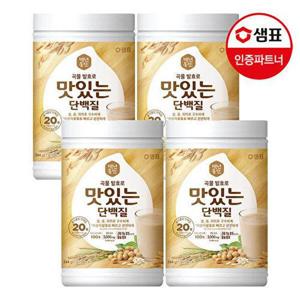 [샘표]백년동안 맛있는 단백질 파우더 344g 4개 (통타입/스푼 포함)