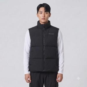 디스커버리 공용 반슬리 다운 패딩베스트 블랙 DXDV75056 DXDV75056BKS
