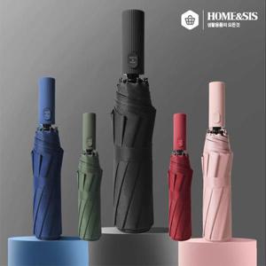 [홈앤시스](커버증정)UV차단 암막코팅 3단 자동 양산겸 우산(6colors)