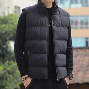 패딩 베이직 베스트 겨울 남성 방한 경량 웰론 조끼