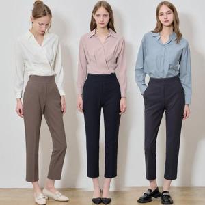 3SET [르오트(LeOT)] 시그니처 데일리 스트레이트 팬츠 3종세트-사이즈 55~99까지
