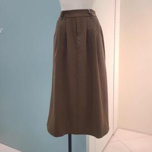 [수스]샤이닝 A라인스커트 S263BSK852/블랙,브라운_YS