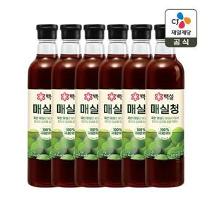 [CJ] 백설 매실청 1.025kg x6개