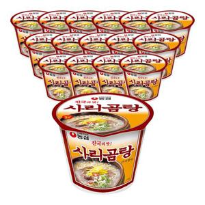 농심 사리곰탕 큰사발면 111g X 16개