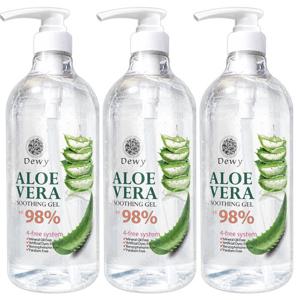 듀이 알로에베라 수딩 젤 1000ml 3개