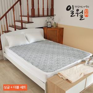 [일월] 피치터치 초절전형 워셔블 카본 탄소 전기매트 / 카본매트 싱글 + 더블