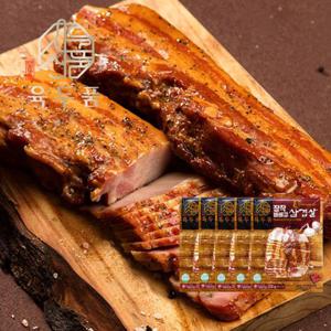 [육두품] 장작 훈연 바베큐 초벌 삼겹살 700g[350g x 2팩]