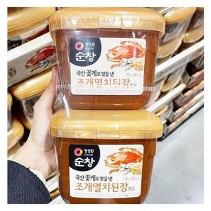 청정원 순창 조개멸치 양념된장 900G X 2 53159