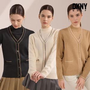 [DKNY GOLF] 23FW DKNY 밀라노립 가디건 여성 3컬러 택1