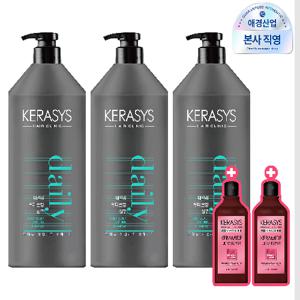 케라시스 데일리 두피 케어 샴푸 1.5L 3개+ 케라시스 케라마이드 극손상 울트라 샴푸 180ml 증정, 2개