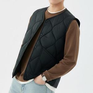[제이디컴퍼니]남성 퀼팅 조끼 캐주얼 겨울 보온 이너 베스트 캐주얼룩 (42603910A)