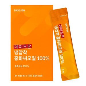 데이즈온 냉압착 홍화씨오일 100% 1박스