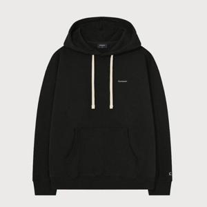 커버낫 스몰 로고 기모 후드 B1 CO2503HD04 BK NA MG