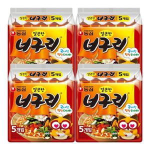 농심 얼큰한 너구리 120g X 20봉