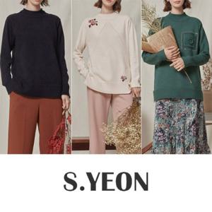 [에스연] 자수 니트 3종