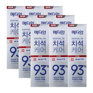 [메디안]메디안 치석화이트 치약 120g 3입 x3