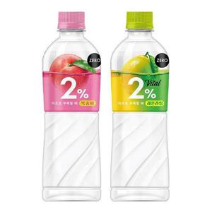 2% 이프로 제로2종 레몬라임12개 복숭아12개 500ml 24개