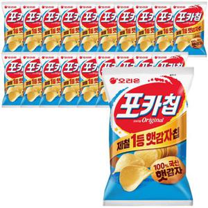 오리온 포카칩 오리지널 66g x 20개