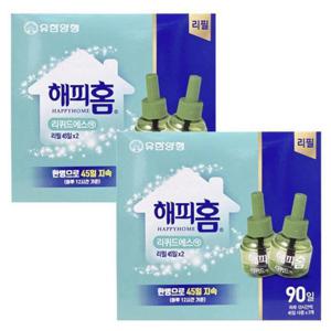 유 한양행 해피홈 리퀴드 리필 45일 2개입 x 2개
