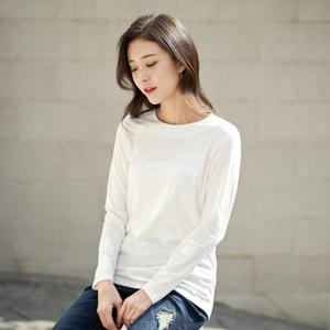[모슬린]엄마옷 소프트 라운드 긴팔 티셔츠 615FGH458 마담/중년여성/빅사이즈/50대/60대