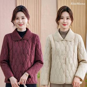 [엘드마마] 포근 다이아 퀼팅 자켓