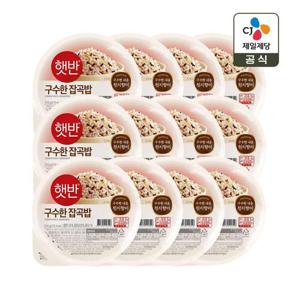 [CJ] 햇반 잡곡밥 210g 3개입 x4개(총 12개)