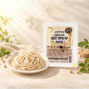 [국산콩100%] 하늘이 내린 면두부 100g x 3팩 (넓은면)