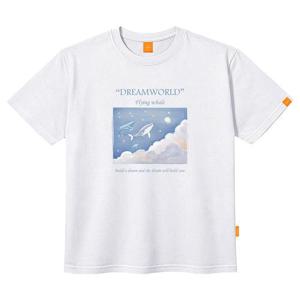 엘라모 플라잉웨일 반팔 티셔츠 남녀공용 빅사이즈 S~4XL