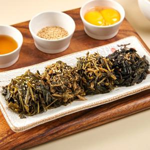 간편한 국내산 곤드레 80g x 2팩 + 시래기 80g x 2팩
