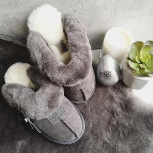 오즈라나 호주정품 UGG 양모 양털 어그 slipper 여성용 그레이