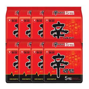 신라면 5입X8개 총40개