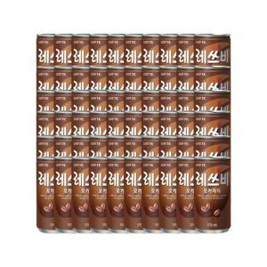 [롯데칠성음료] 레쓰비 모카라떼 캔커피 175ml x 60캔/커피음료