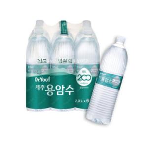 제주용암수 유라벨 2L 6개