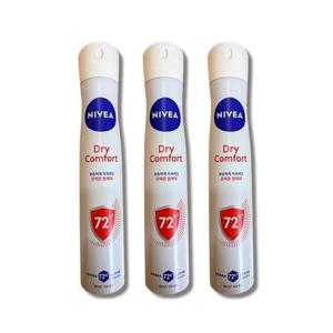 니베아 데오드란트 스프레이 드라이 콤포트 200ml 3개