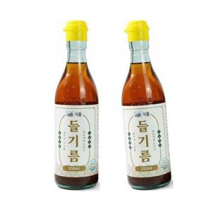 [셀러허브 식품]전통 방식 진한 들기름 350ml+350ml