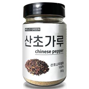 헬로우그린 천연 향신료 홍산초 가루 80g 통