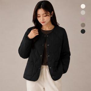 ★BEST★[시노코] 여성 누빔 경량패딩 노카라 퀄팅 자켓 C26J490
