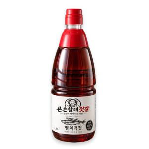 [산정마을] 자연숙성 국내산 멸치액젓 1.8L