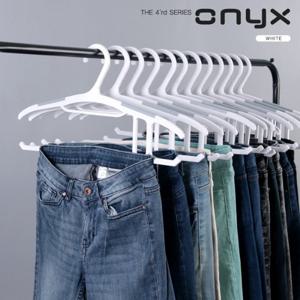 오닉스 화이트올인원 논슬립 옷&바지걸이 30P