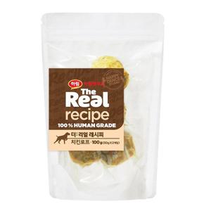 [하림펫푸드] 더리얼 레시피 치킨로프 100g x5
